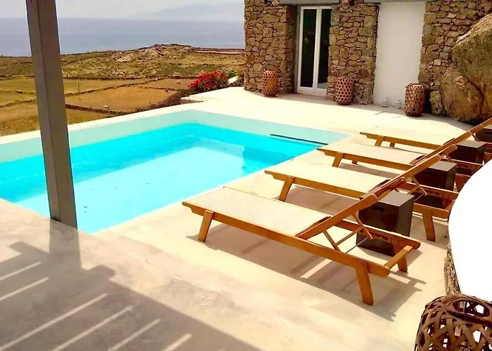 Paradise Estate Mykonos - Views, Party, Memories 2026 ベッド・アンド・ブレックファスト パラガ